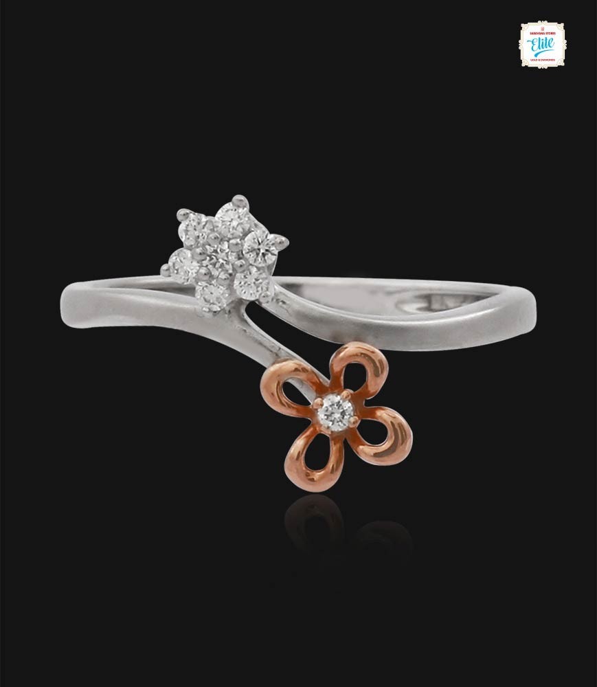 Leaf Wedding Rings Designs Moissanite Platinum Rings ADLR68