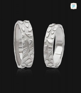 Brilliant Couple Platinum Ring (pair)  -0793