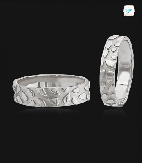 Brilliant Couple Platinum Ring (pair)  -0793
