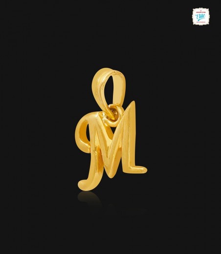 Mythical M Gold Pendant - 1011