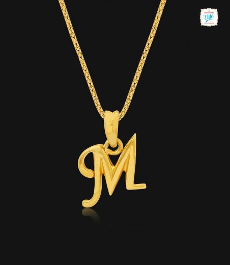Mythical M Gold Pendant - 1011