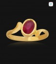Ruby Gold Ring - 1091
