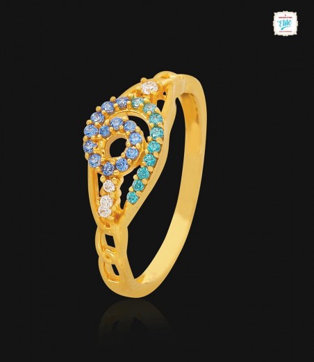 Swirl Chain Gold Ring - 1129