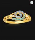 Swirl Chain Gold Ring - 1129