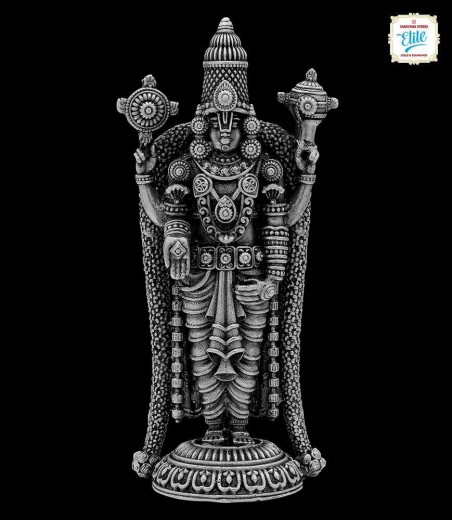 Antique and Divine Silver Balaji Idol - 2171