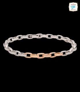 Loop of Hoop Platinum Bracelet - 2391
