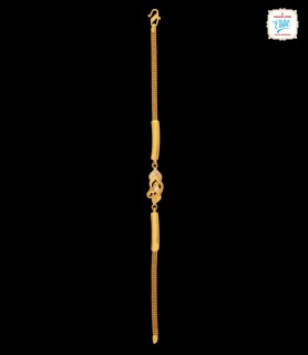 Tinted Floret Ladies Gold Bracelet - 5871