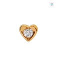 Heart Diamond Nose Pin - 0437
