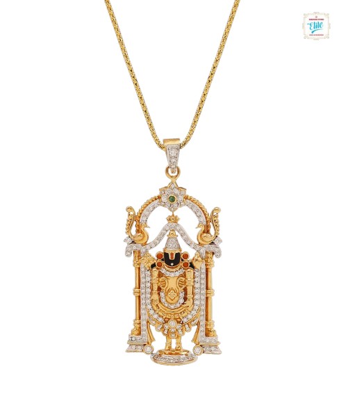 Lord Vishnu Diamond Pendant -0627