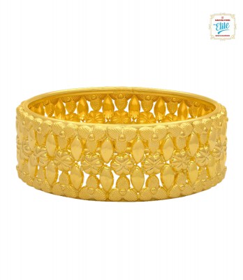 Inticing Gold Single Bangle - 4403