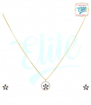 Blossom Buddie Gold Pendant Set -9154