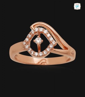 Twine Floral Diamond Ring -...