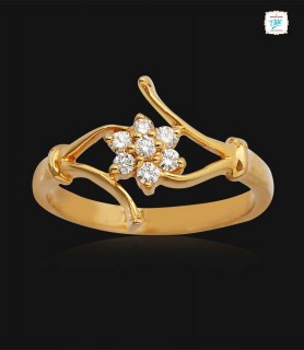 Sparkle Floral Diamond Ring...
