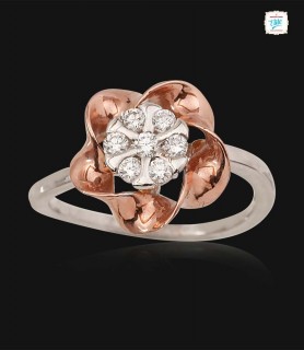 Florid Diamond Ring - 0692