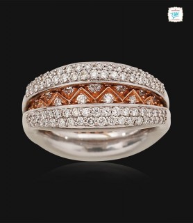 Gloria Ovate Diamond Ring -...