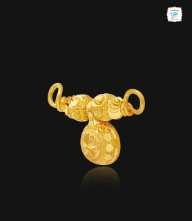 Ethnic Gold Pendant - 1001