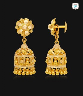 Fanous latern Gold Jhumka-1165