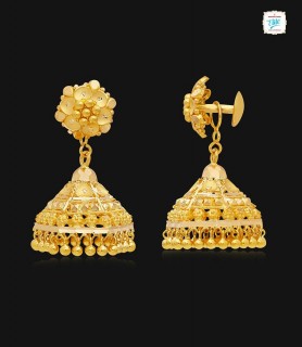 Chattra Gold Jhumka-1175