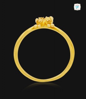 Lovely Tweets Gold Ring-1225