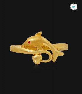 Ticker Whale Gold Ring-1241