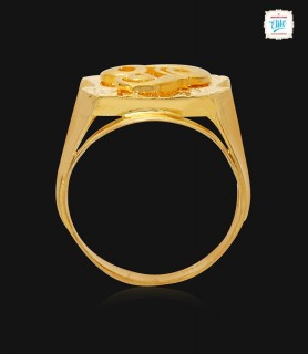 Majestic Om Men's gold ring...