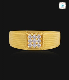 Alluring  gold ring -1633