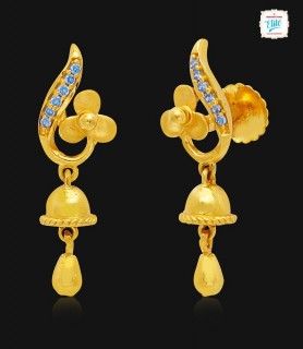 Elegant Floret Gold Drops -...