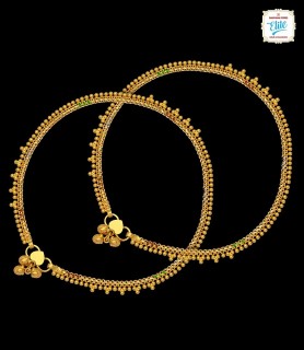 Gold Flair Anklet - 3053