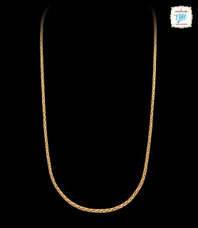 Plaided Thai Gold Chain - 3241
