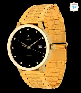 Powerful Black Gold Watch -...
