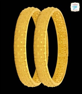 Eclectic Gold Bangles - 4369