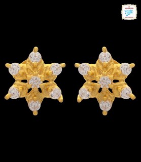 Sparkly Star Earrings - 5081