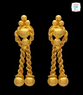 Classy Gold Drop Earrings -...