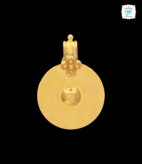 Gong Gold Pendant - 5665