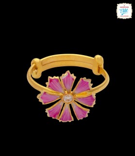 Daisy Pink Gold ring - 5709