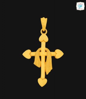 Holy Cross Gold Pendant-7707
